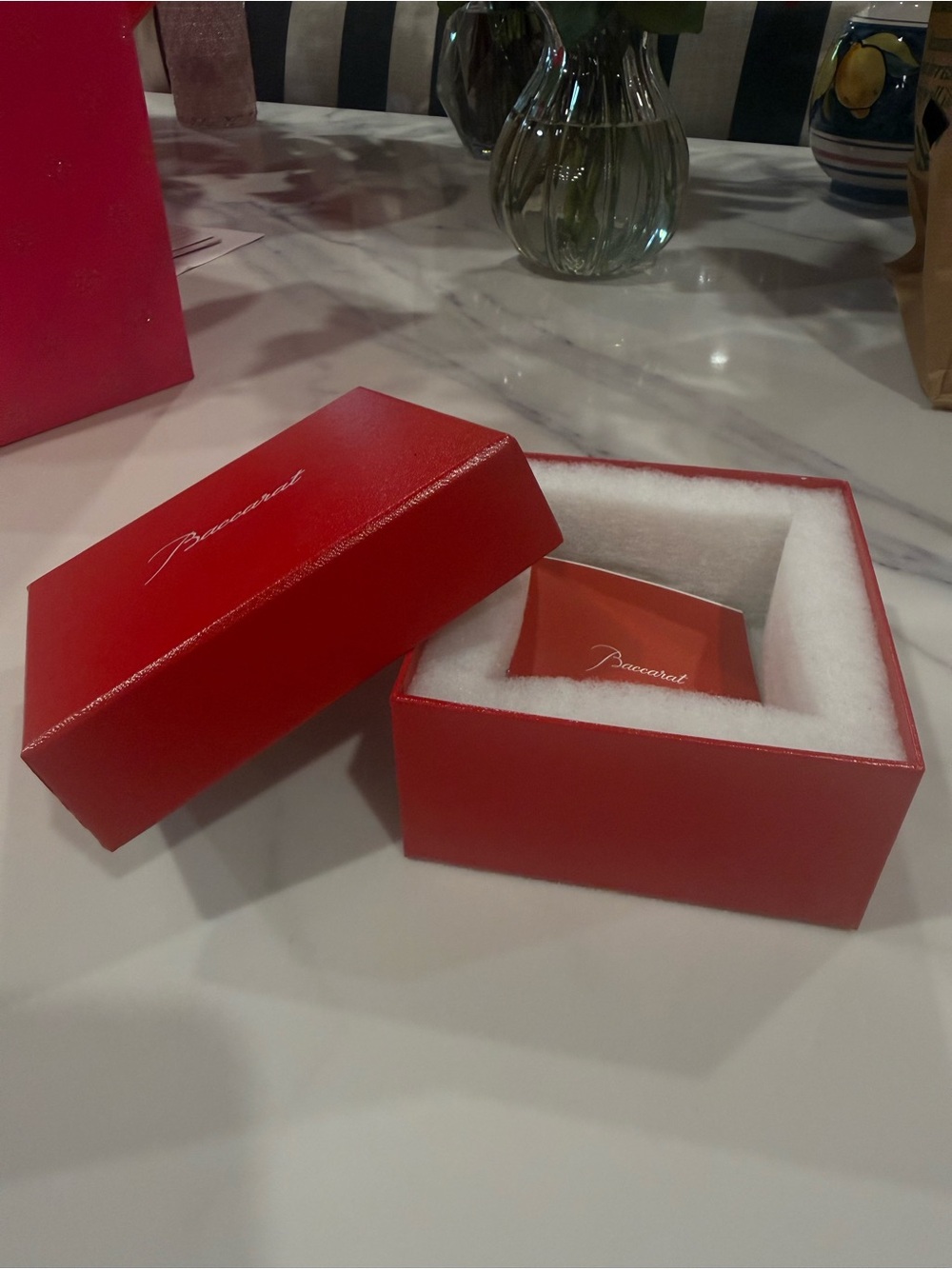 Baccarat Red Box with Script Logo - Picture 10 of 15